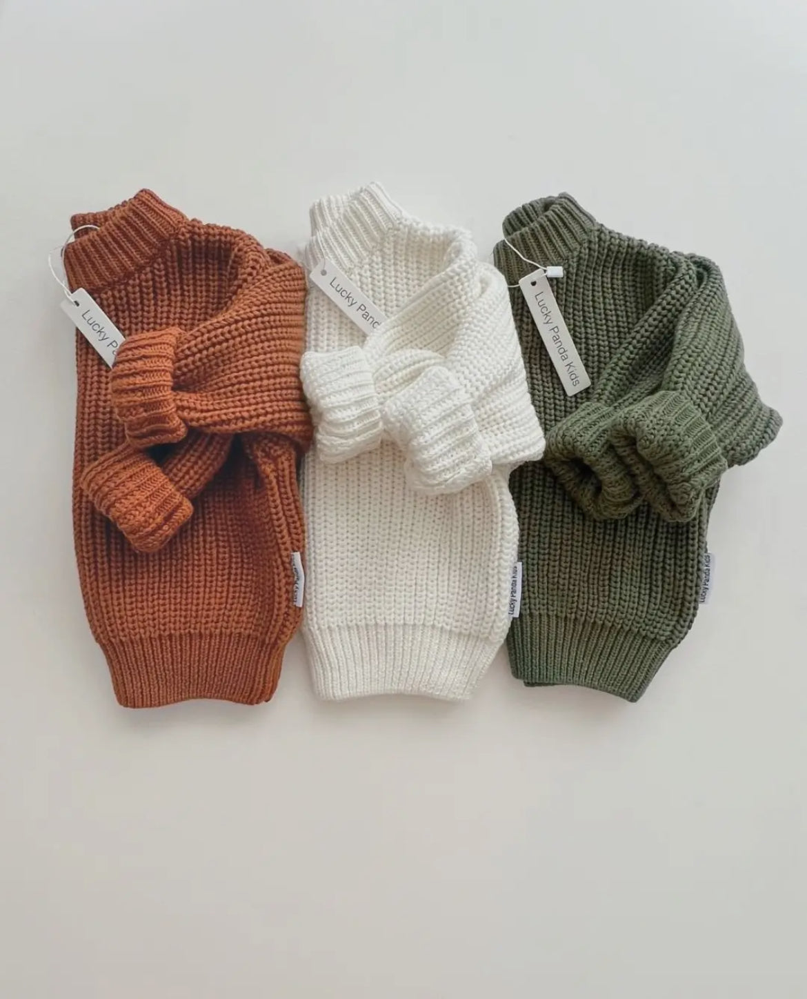 Chunky Knit Sweater - Rust