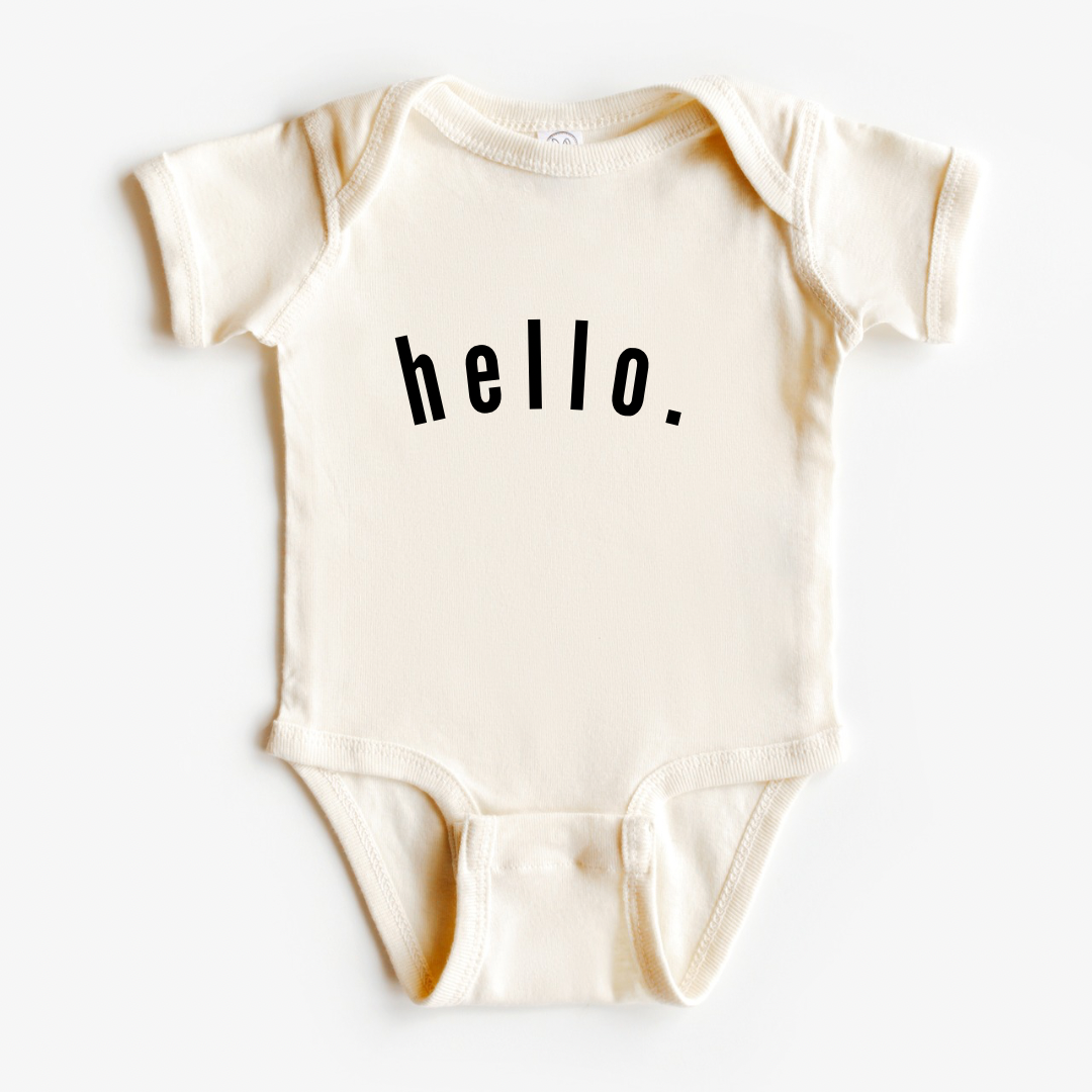 Hello // Cotton Bodysuit